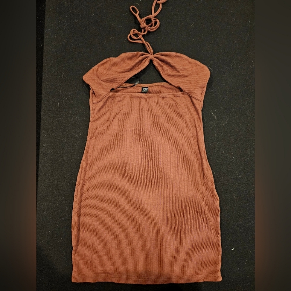 Brown Body con Dress